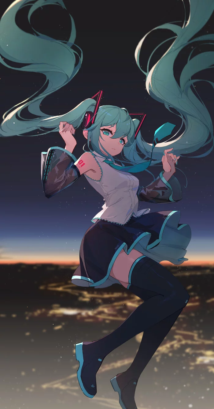 Lance Liu Art - Арт, Artstation, Hatsune Miku, Ranni The Witch, Arknights, Nian, Dusk (Arknights), Anime Art, Длиннопост