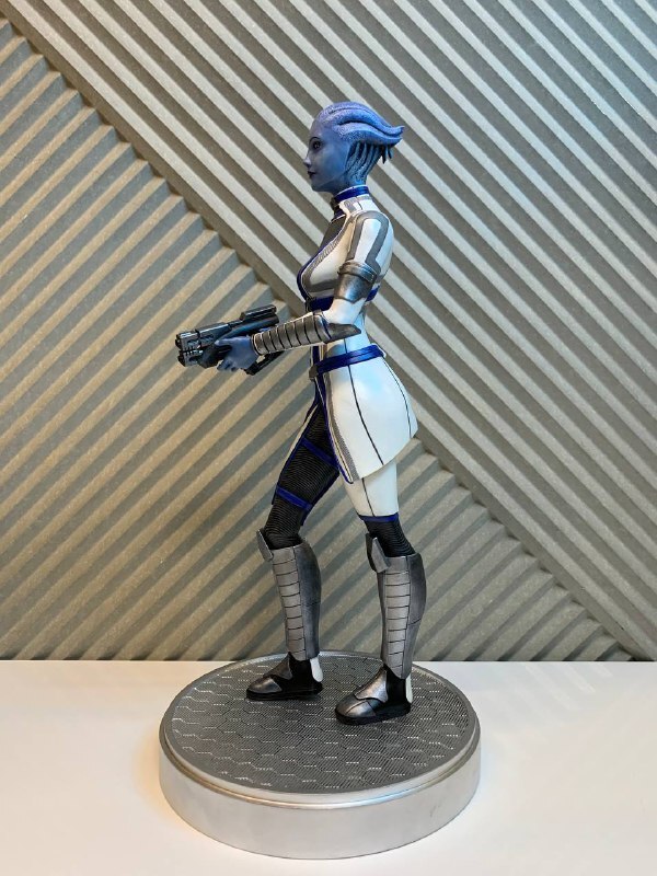 Figurines of Tali in two scales - My, 3D modeling, 3D печать, Painting miniatures, Figurines, Mass effect, Liara Tsoni, Miranda Lawson, Garrus, Tali zorah, Longpost