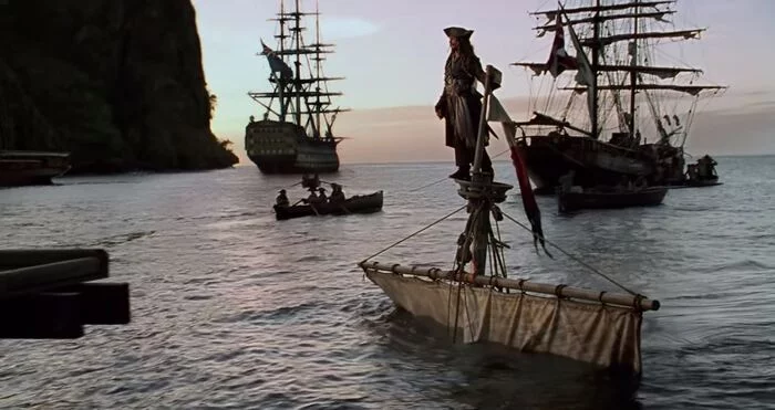 Today in Movie History: Pirates of the Caribbean: The Curse of the Black Pearl - My, Movies, I advise you to look, What to see, Hollywood, Adventures, Pirates of the Caribbean, Johnny Depp, Keira Knightley, Orlando Bloom, Gore Verbinski, Jerry Bruckheimer, This day in the history of cinema, Text, Longpost