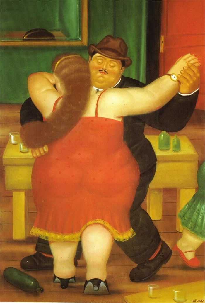 Pysheki Fernando Botero - Portrait, Women, Fullness, Painting, Naive Art, Art, Beautiful, Longpost, Fernando Botero