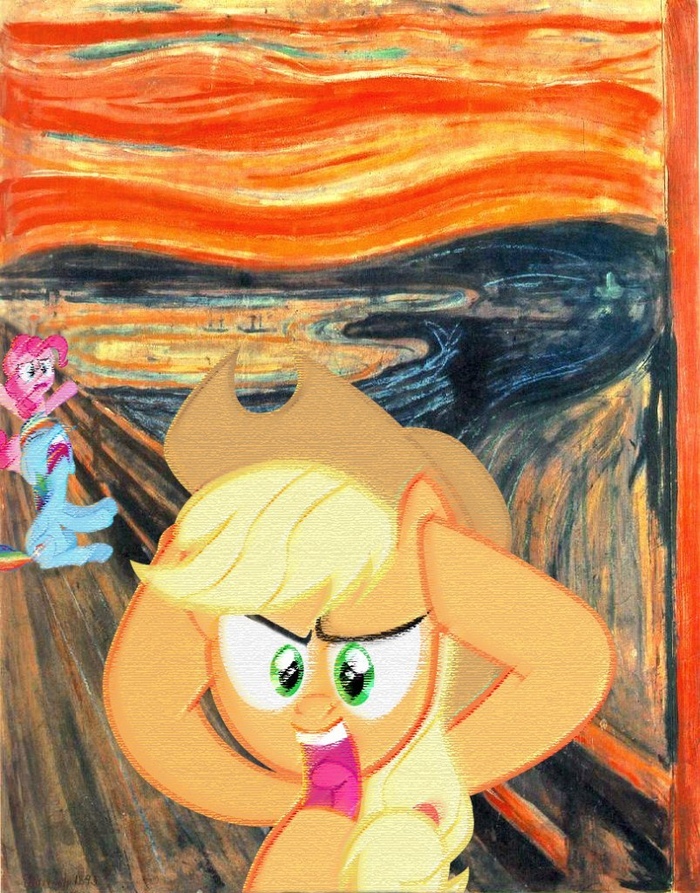   My Little Pony, Applejack, Pinkie Pie, Rainbow Dash, 