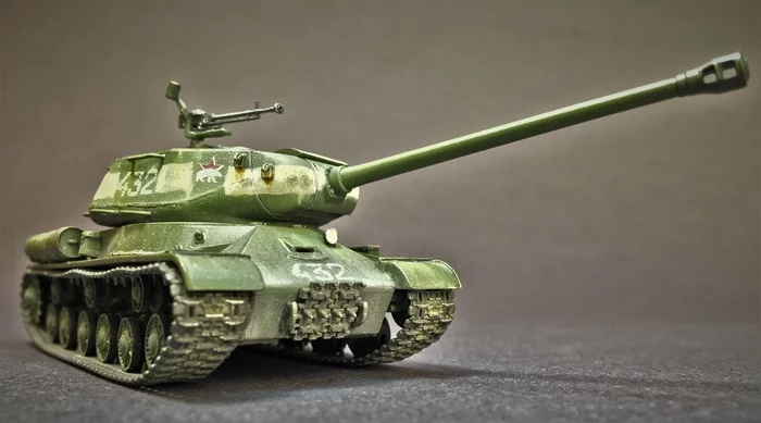 IS-2 from Zvezda. - My, Stand modeling, Scale model, Tanks, IS-2, Longpost