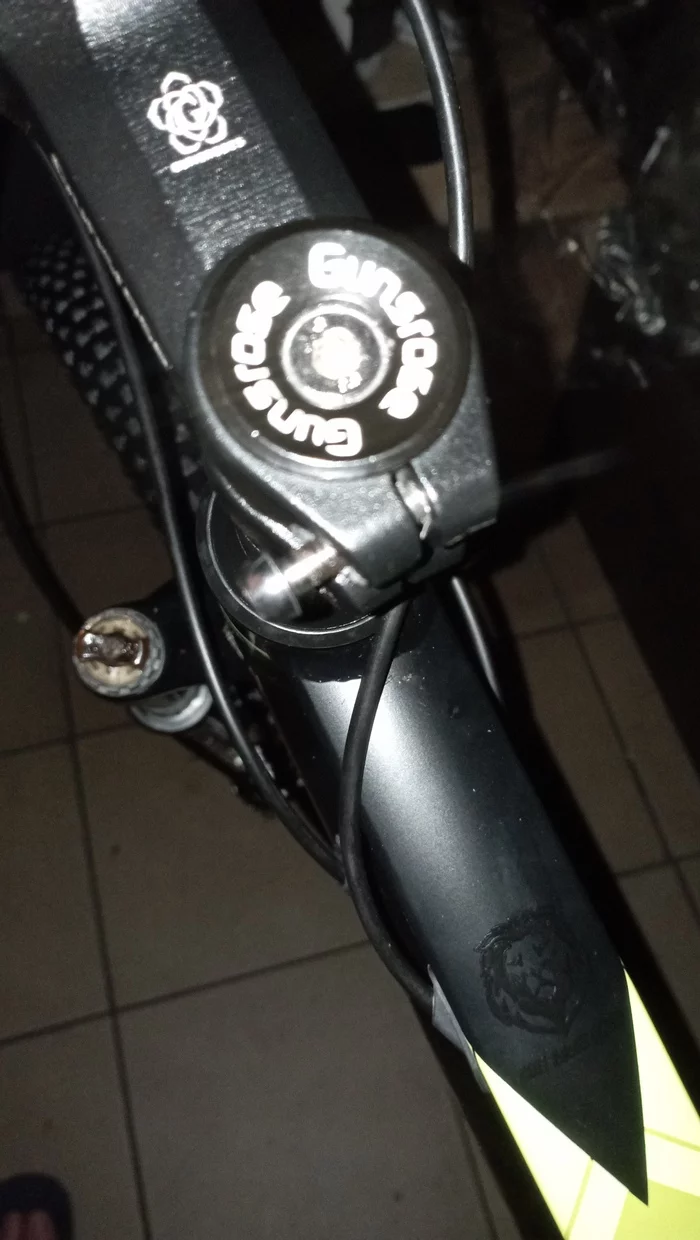 The screw does not screw into the thread - A bike, Thread, Screw, Hexahedron