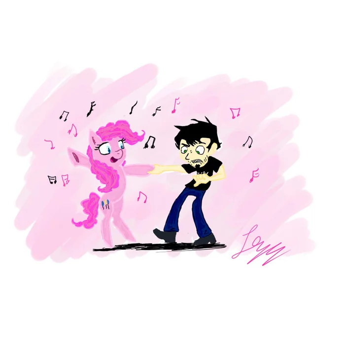 Everybody is dancing!!! - My little pony, Pinkie pie, Dan vs