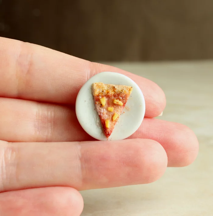 food miniatures - Miniature, Polymer clay, Pizza, Pizza with pineapples, Food, Banana, Bread, Vegetables, Фрукты, Cake, Hen, Burger, Hot Dog, Watermelon, Longpost