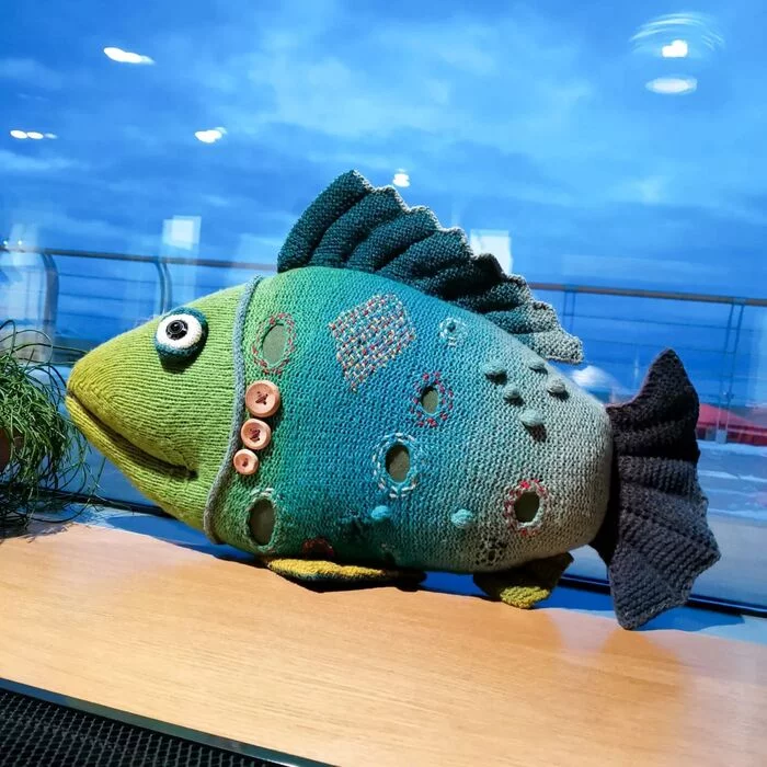 Showing fish - Knitting, Knitting, A fish, Longpost