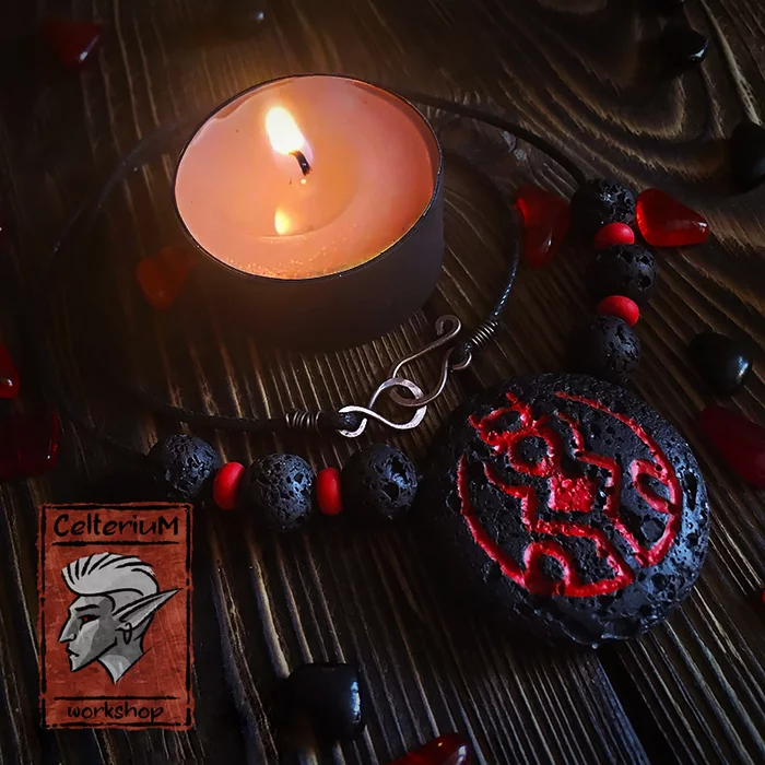 Amulet of the Sixth House - My, Polymer clay, Лепка, Needlework without process, The Elder Scrolls III: Morrowind, The Sixth House, Dagot ur, House of Dagot, Red Mountain, Longpost