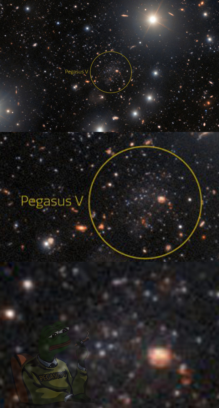 Весь мир это вселенная, но ты в нём ультратусклая карликовая галактика Астрономия, Мемы, Pepe