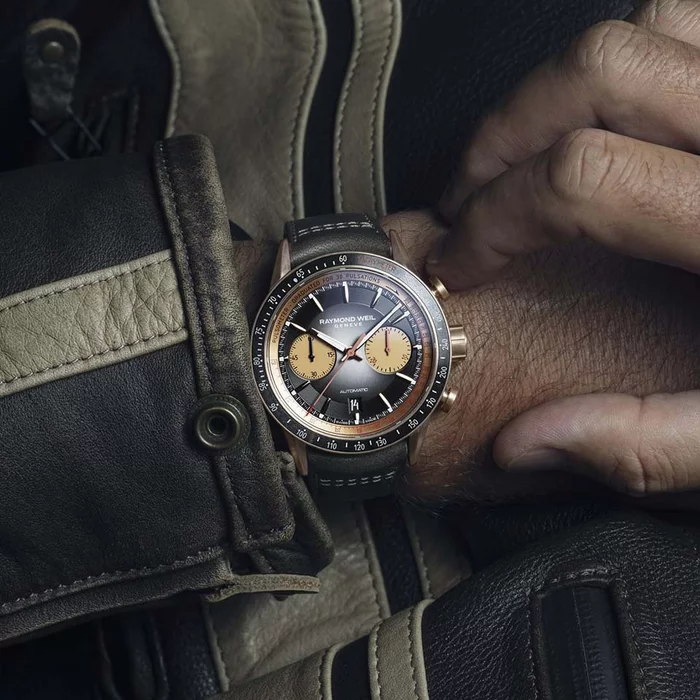 Limited Edition Raymond Weil Freelancer Chronograph Bi-Compax - Wrist Watch, Clock, New items
