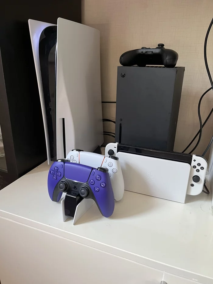 Assembled the current generation of consoles - My, Consoles, Games