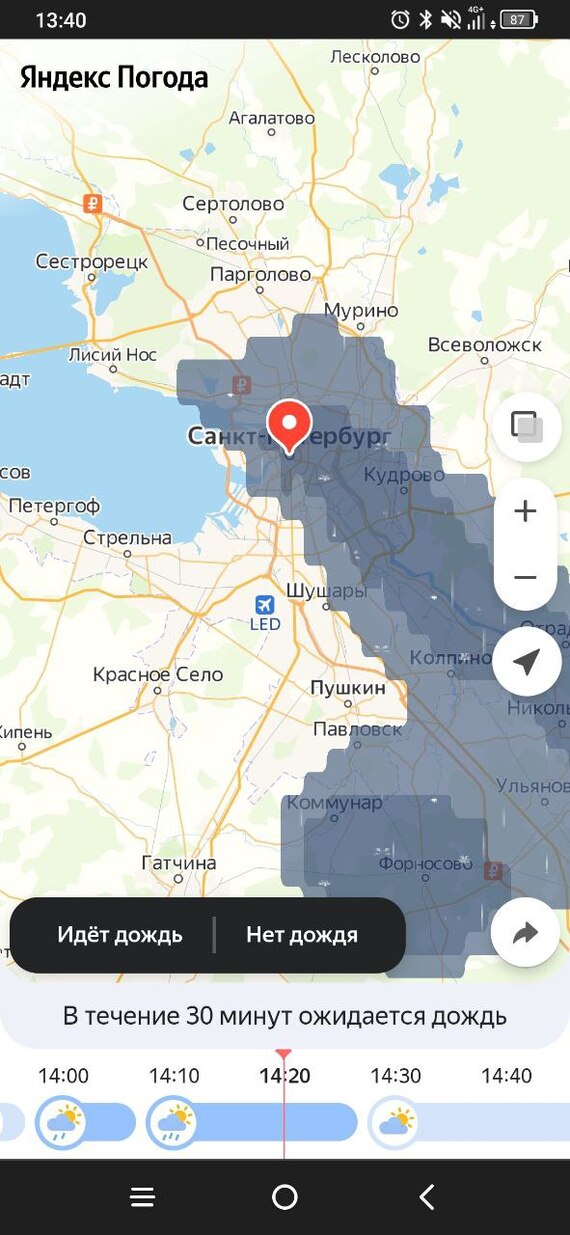 Плохая нынче погода в Питере