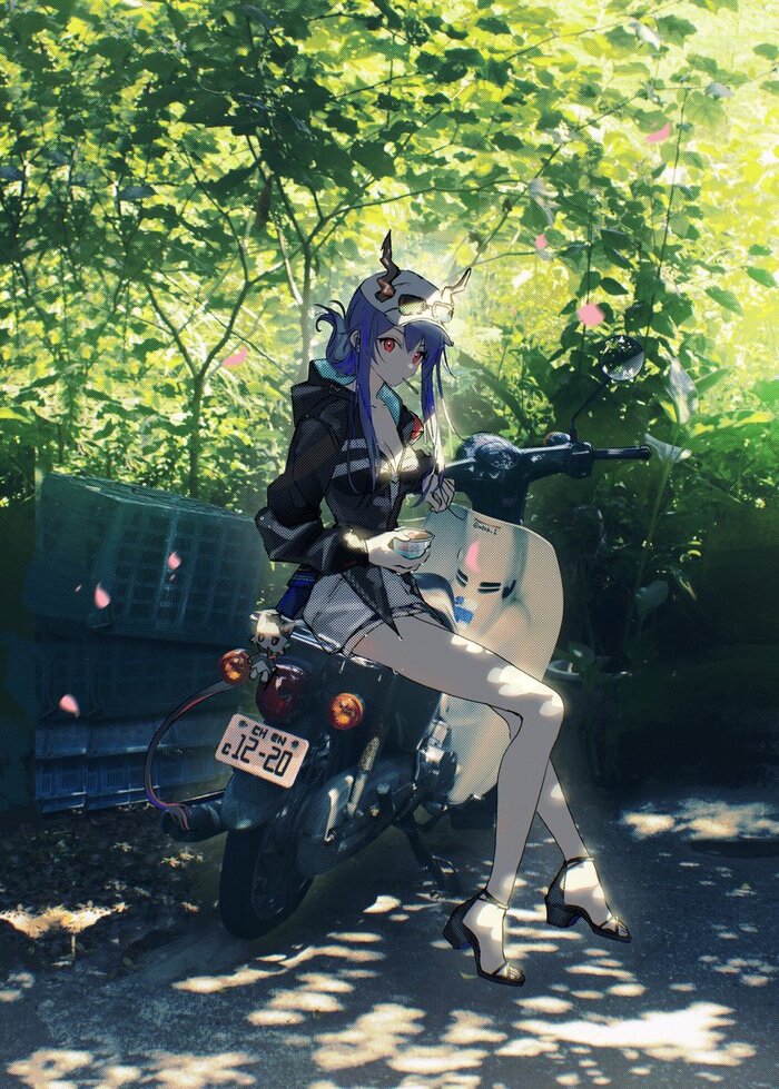 Arknights operators , Anime Art, Arknights, Plume (Arknights), Eyjafjalla, Carnelian, Kjera, Grani, Goldenglow, Suzuran, Chen (Arknights), Kroos, Dusk (Arknights), Franka, Liskarm, 