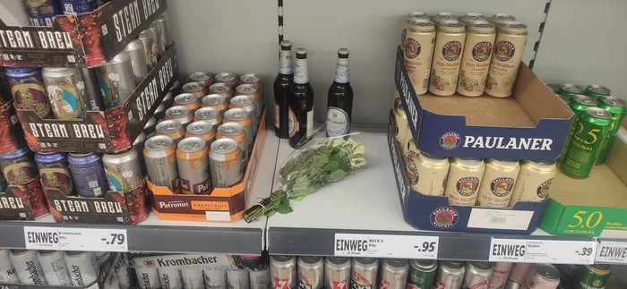 An important choice was made here. - My, Choice, Flowers, Beer