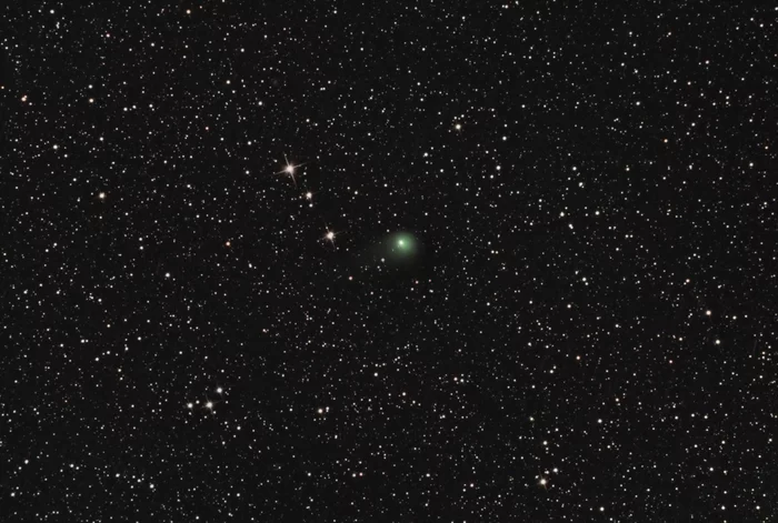 Comet C2017 K2 PANSTARSS - My, Astronomy, Astrophoto, Comet, Ophiuchus, Video, Soundless, Longpost