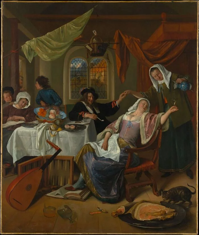 Artist Jan Steen - Middle Ages, Painting, Allergy