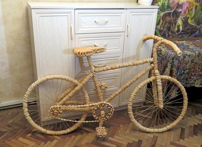 Велосипед из сушек