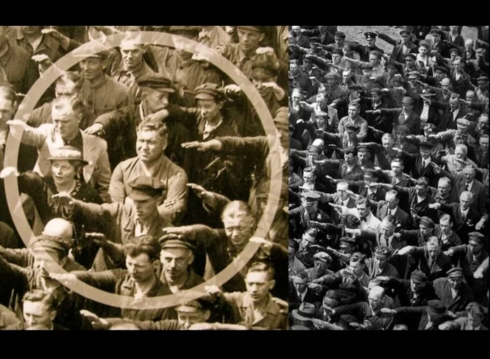 German worker refuses to raise his hand in a Nazi salute, 1936 - My, Nazism, Germans, August Landmesser