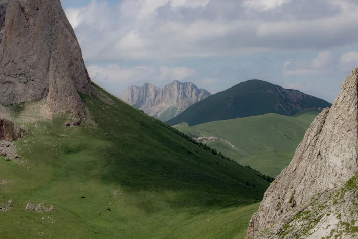 Thach, Acheshbok and Devil's Gate Pass - My, The mountains, Big Thach, Pass