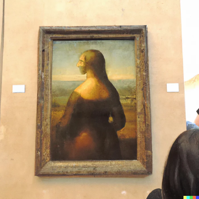 The DALL-E 2 neural network showed the Mona Lisa from the back and much more! - My, Neural network dall-e 2, Dall-e, Midjourney, Mona lisa, Art, Painting, Salvador Dali, van Gogh, Longpost