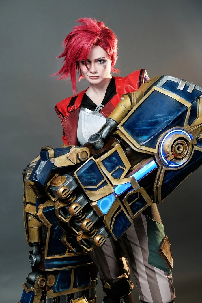 Cosplay Vi from Arcane - My, Arcane, VI, Cosplay, Craft, League of legends