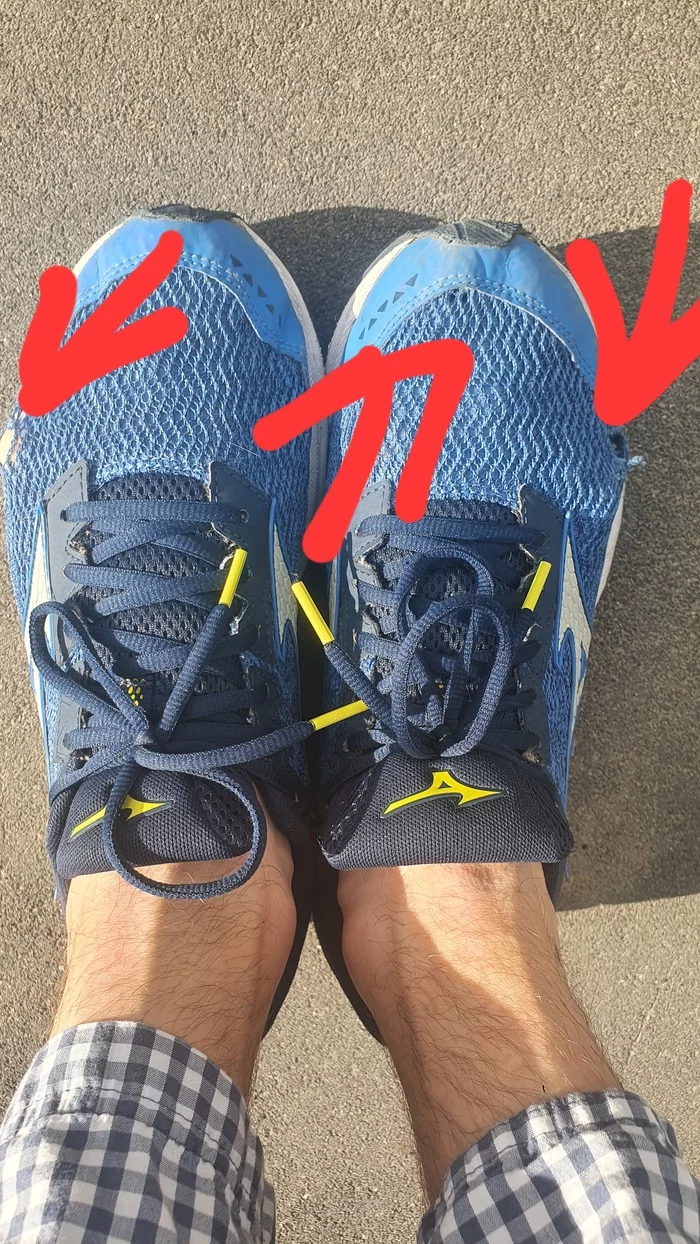 In response to the post What happened to the original New Balance sneakers in one season of gentle wear - Ai Mizuno, Shoes, Poor quality, Review, Reply to post