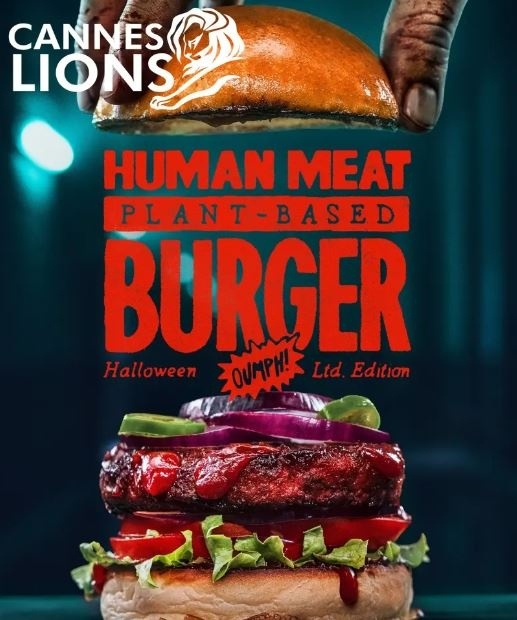 Веганский гамбургер со вкусом человеческого мяса