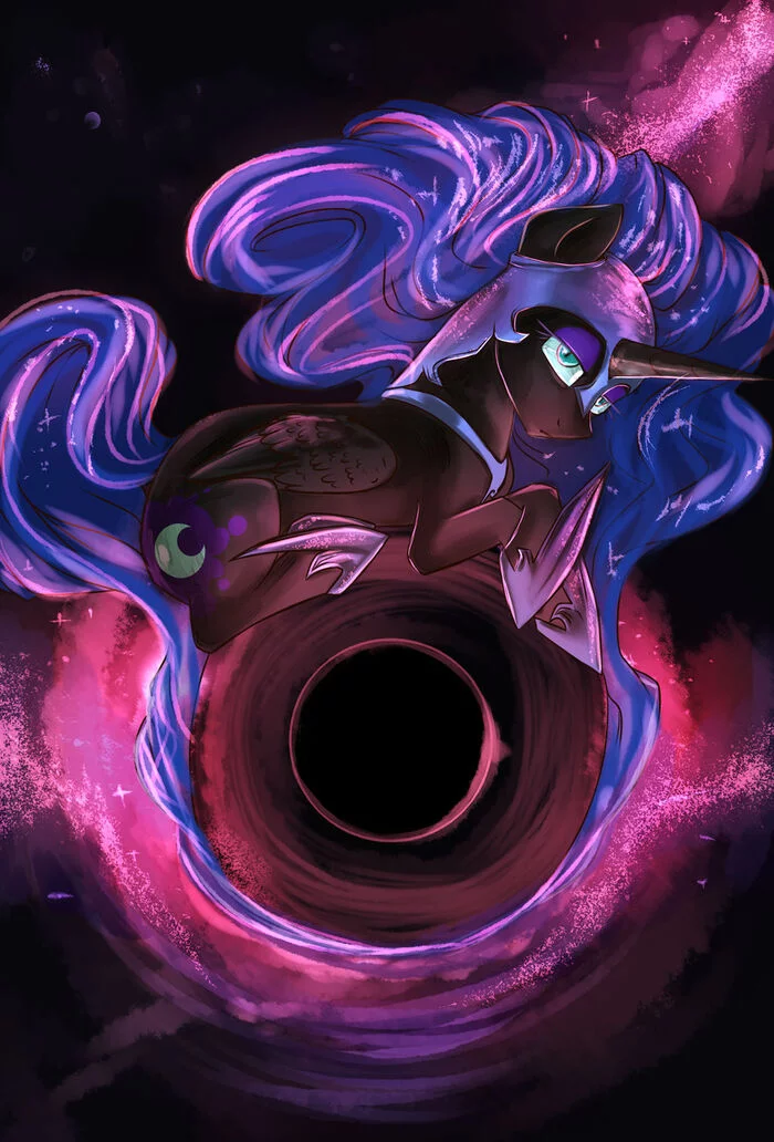 Black Hole Princess - My little pony, PonyArt, Nightmare moon, Segraece