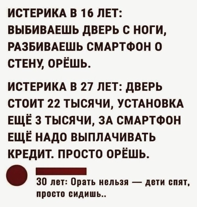 Истерика - Юмор, Жизненно, Смех, Странный юмор, Грустный юмор, Картинка с текстом, Истерика