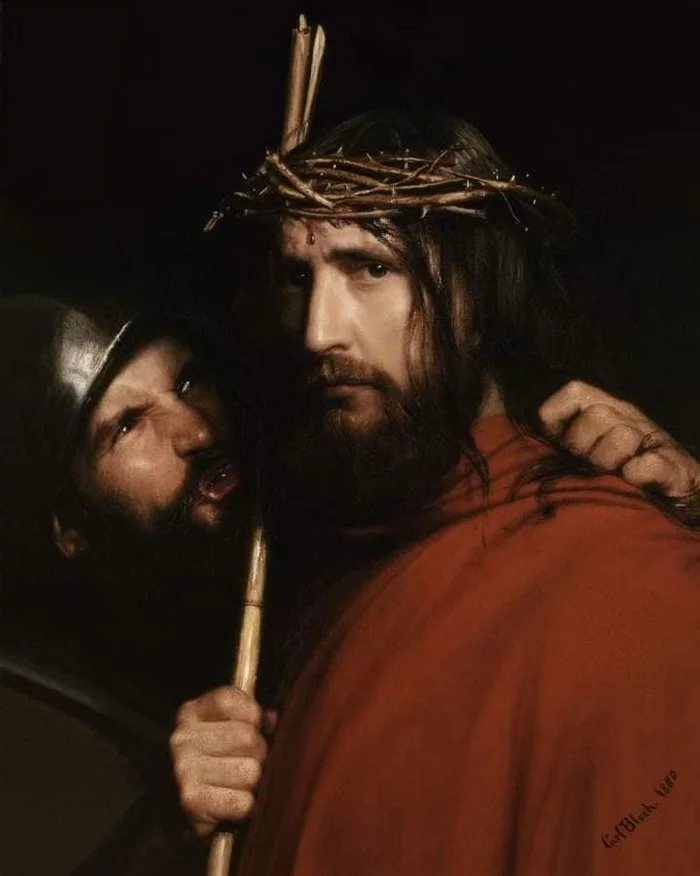 Photoshop didn't exist yet - Painting, Painting, Artist, Art, Jesus Christ, Longpost