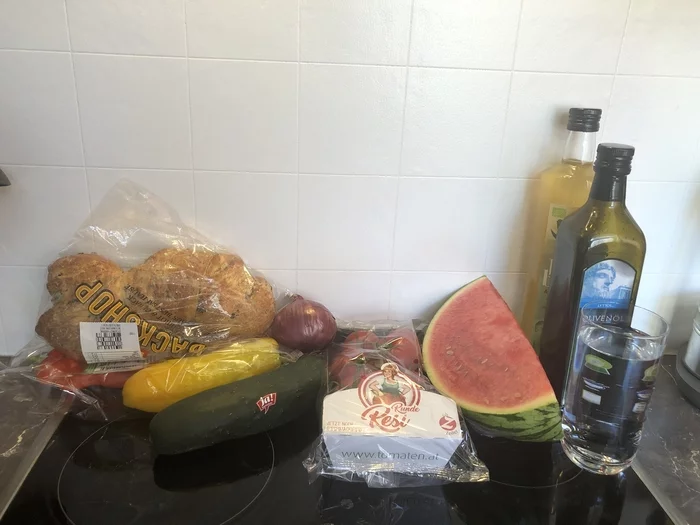 Gazpacho: greetings from Sicily - My, Food, Gazpacho, Preparation, Recipe, Men's cooking, Meat Free, Italian food, Just, Longpost