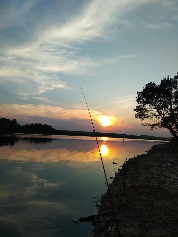 Another sunset - Sunset, Summer, beauty of nature, The photo, Fishing