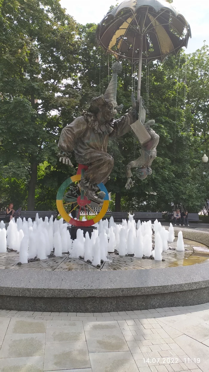 clowns - My, Moscow, Tsvetnoy Boulevard, Longpost