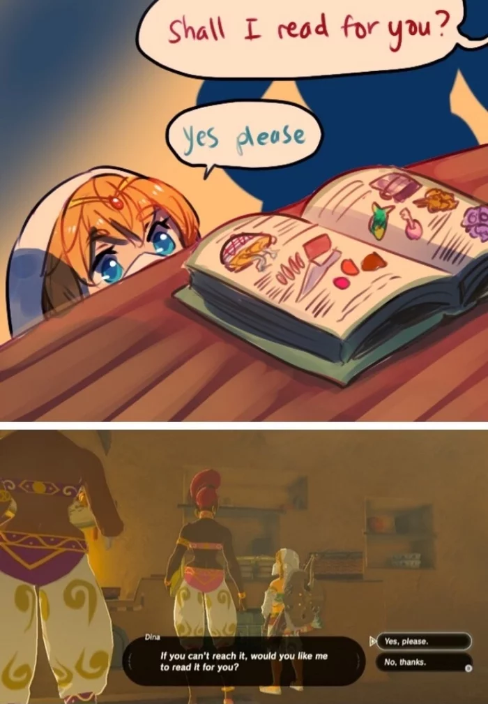 Link's problems and his growth - Link, The legend of zelda, Breath of the wild, Gerudo