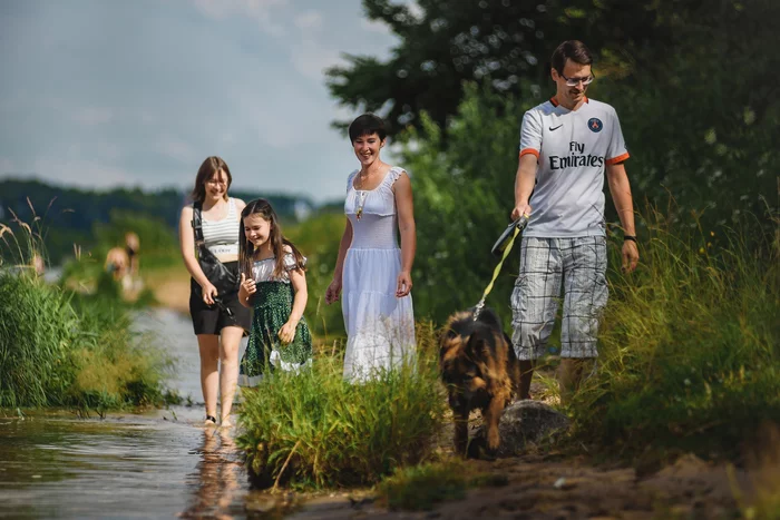 Kron on the Volga)) - My, The photo, Pets, Dog, German Shepherd, Volga river, Tutaev, Yaroslavskaya oblast, Summer, Longpost