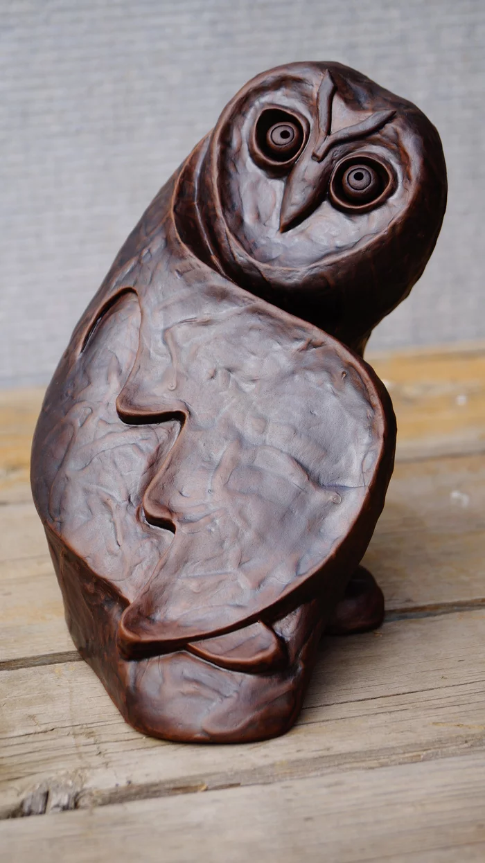 Owl radars - My, Ceramics, Handmade, Money box, Poems, Presents, Collecting, Longpost, Needlework without process
