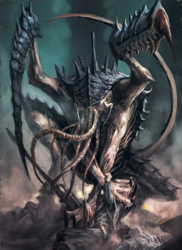 Вархаммер40к для чайников. Фракции: Тираниды - Длиннопост, Мат, Genestealers, Tyranids, Wh Art, Warhammer 40k, Warhammer, Моё