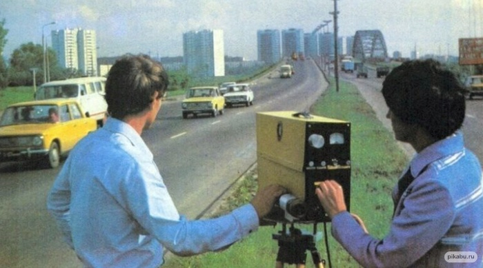 How the owners of private video recording cameras were born - Violation of traffic rules, Retro, the USSR, Repeat