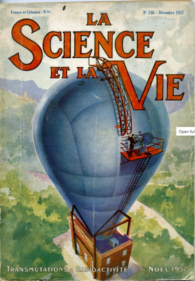 La Science et la Vie (Science and Life), magazine covers - Magazine, Cover, France, The Second World War, Science fiction, Illustrations, 20th century, Longpost