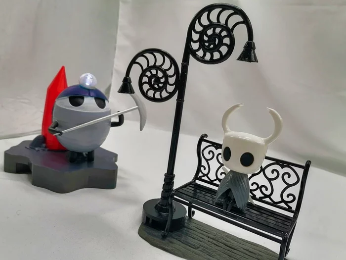 Hollow Knight - Mila. - My, Hollow knight, Games, 3D печать, Figurines, Needlework without process, Lamp, Longpost