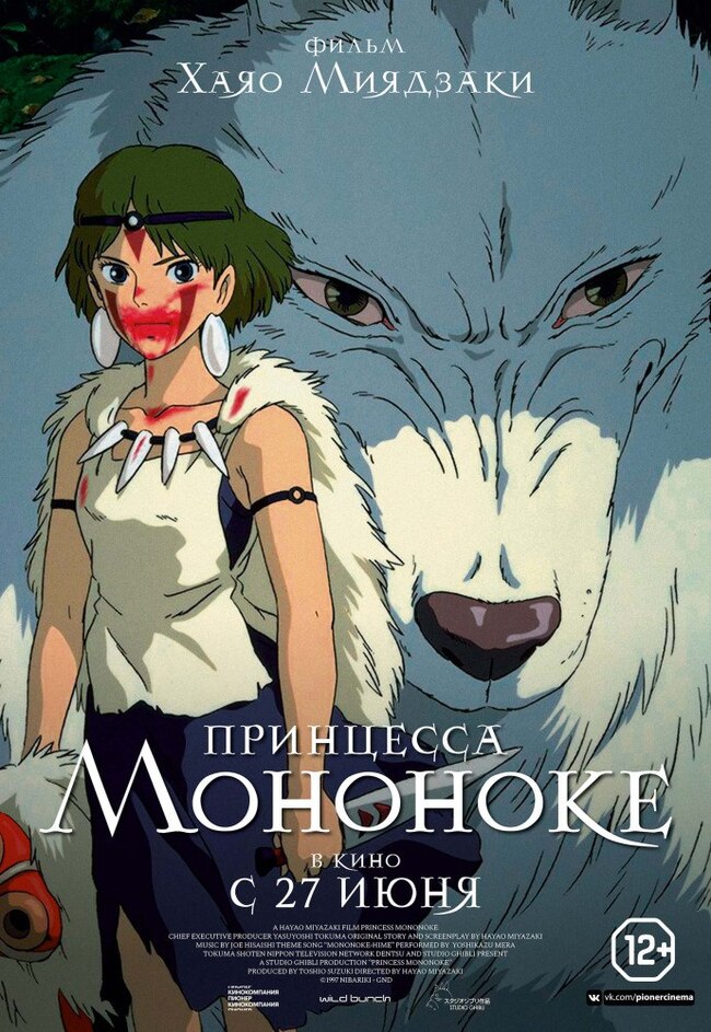 Today 21:00 - time for the anime Princess Mononoke - My, Anime, What to see, I advise you to look, Longpost