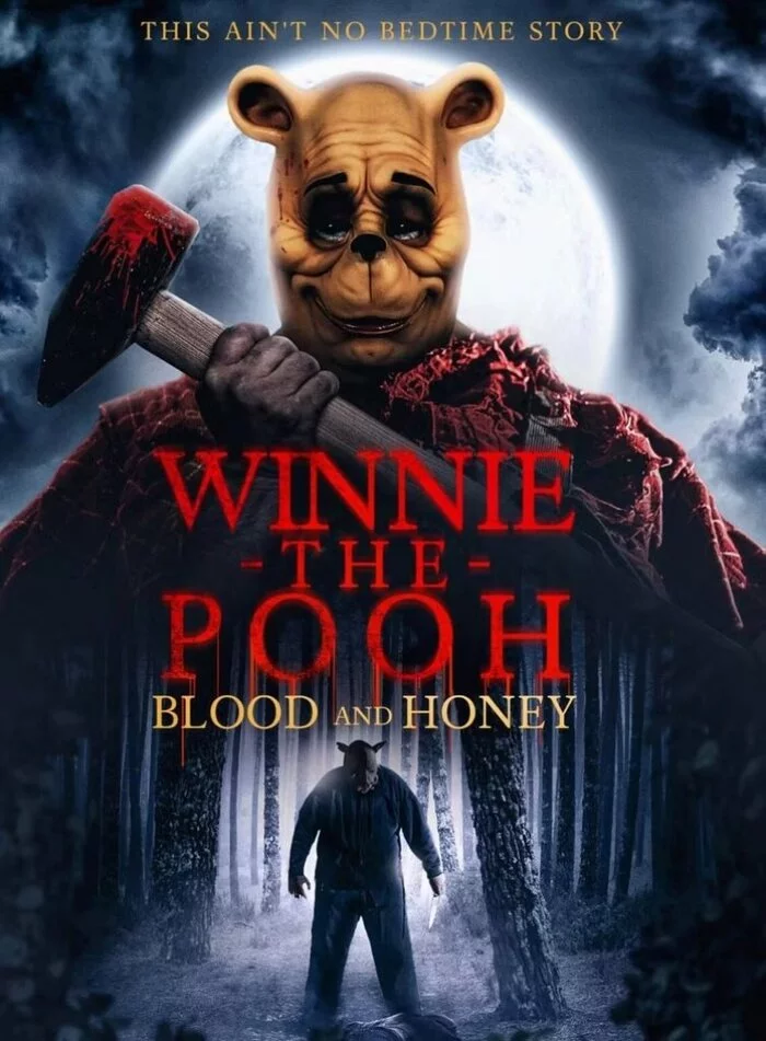 Winnie the Pooh: Blood and Honey official poster - Horror, Winnie the Pooh, Movie Posters