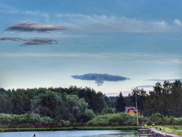 Clouds - My, Clouds, Eagle, Nature, Mobile photography, Fishing