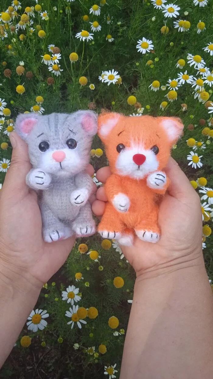 cats - Crochet, Knitting, Amigurumi, Soft toy, cat