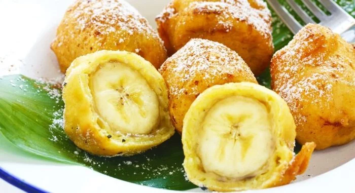 Fried bananas in batter and caramel - Recipe, Dessert, Food, Cooking, Kitchen, Longpost