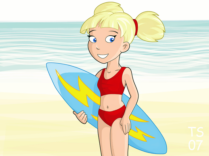 Пэнни в купальнике