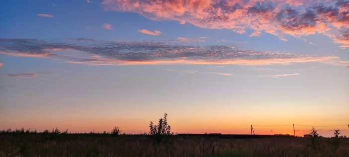 Is the sky above all the same? What do you have? - My, I would be in the sky, Sunrises and sunsets, Atmospheric, beauty of nature, beauty, For the soul, Longpost, The photo