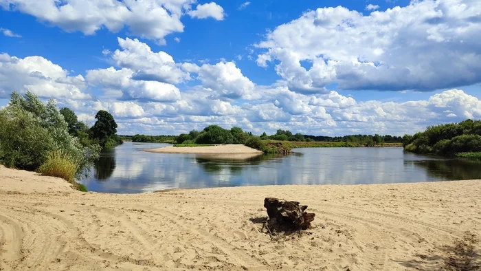 Klyazma, beach - My, Klyazma, Beach, Nature, The photo