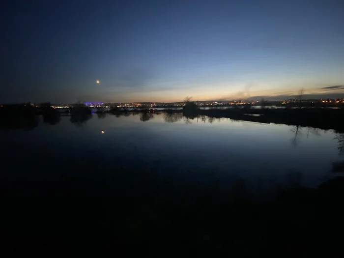 Sunset, Angara river, Irkutsk - My, Irkutsk, Sunset, Mobile photography, The photo, Angarsk