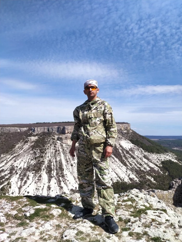 Chufut-Kale is a cave city near Bakhchisaray. Height above sea level 558m - My, The mountains, Crimean Mountains, Cave City