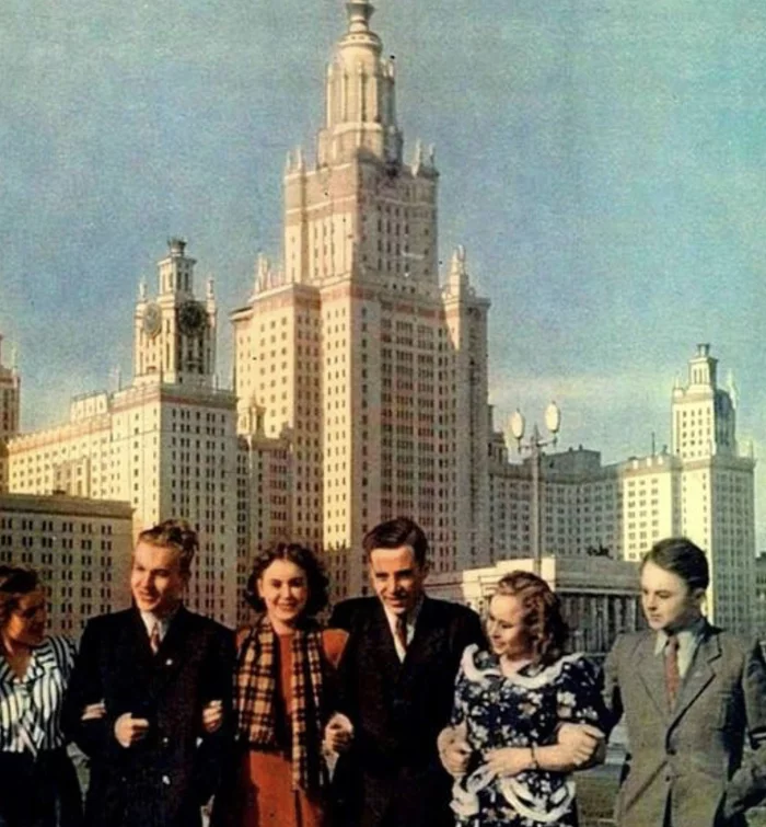 СССР 1953 года в цвете - Моё, СССР, Ретро, Старое фото, Ностальгия, Фотография, Длиннопост